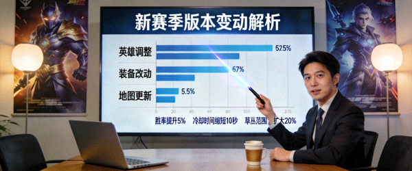 电竞行业分析师正在讲解新赛季版本变动